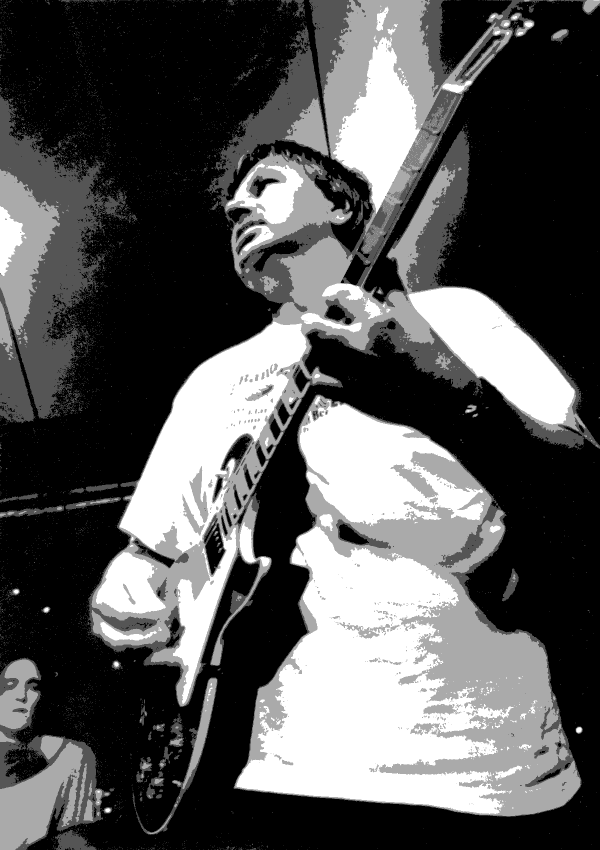 Gebhard playing guitar