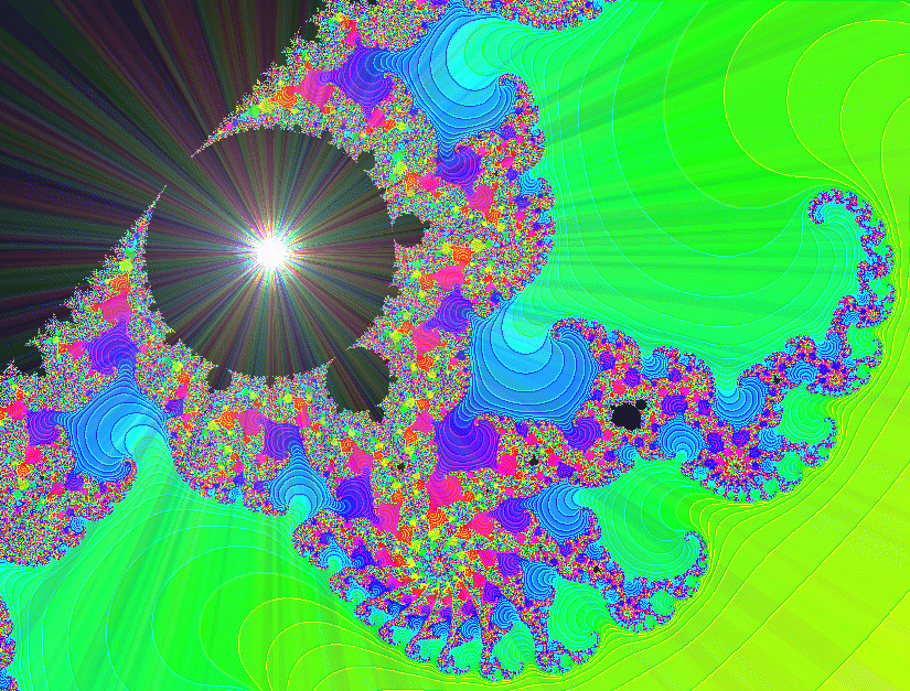 Mandelbrot + Gimp